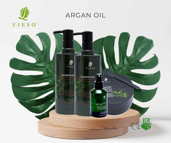 Hiustuoteperhe kuiville hiuksille-Argan Oil