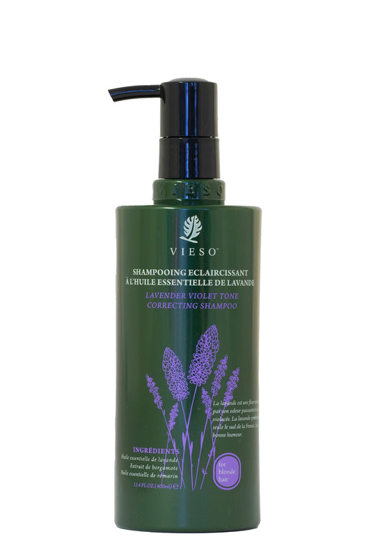 Vieso Lavender Violet Tone Correcting Shampoo- Hiusväriä parantava shampoo vaaleille hiuksille