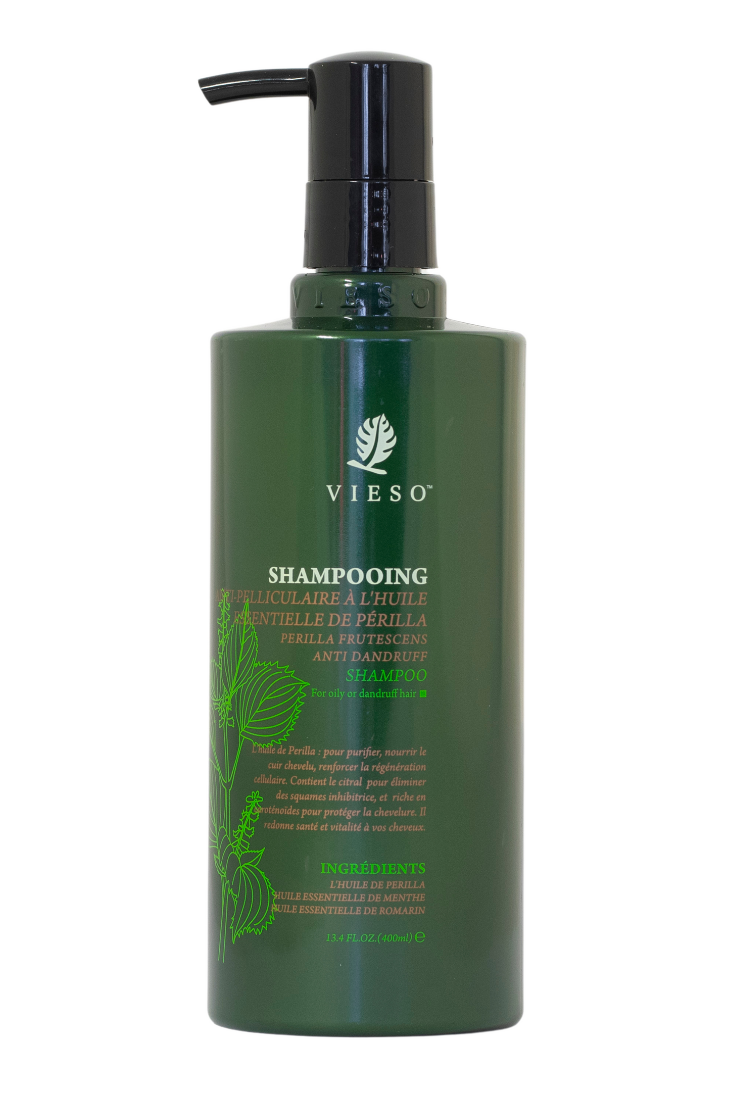Vieso Gift Box -Hilseilevälle ja rasvoittuvalle hiukselle -Perilla Shampoo & Hoitoaine