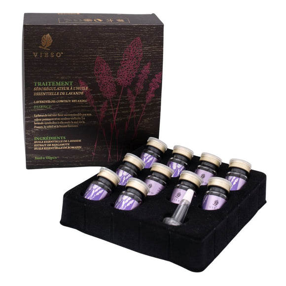 🌿 Vieso Lavender Oil Control Relaxing Essence -Rasvoittumista rauhoittava uute hiuspohjalle5ml x10